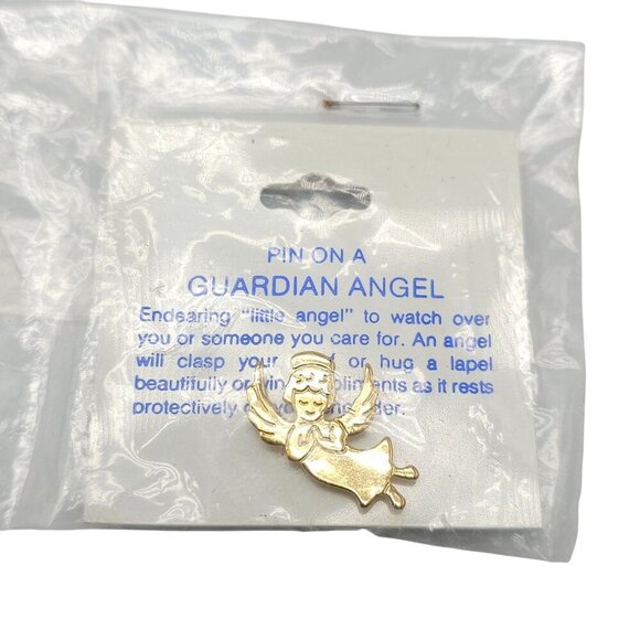 Guardian Angel Lapel Pin New Old Stock - Picture 1 of 4